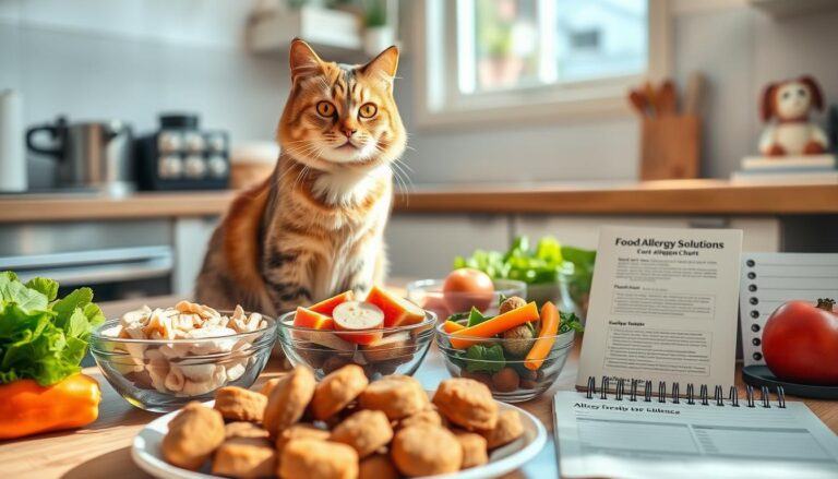 how to treat food allergies in cats