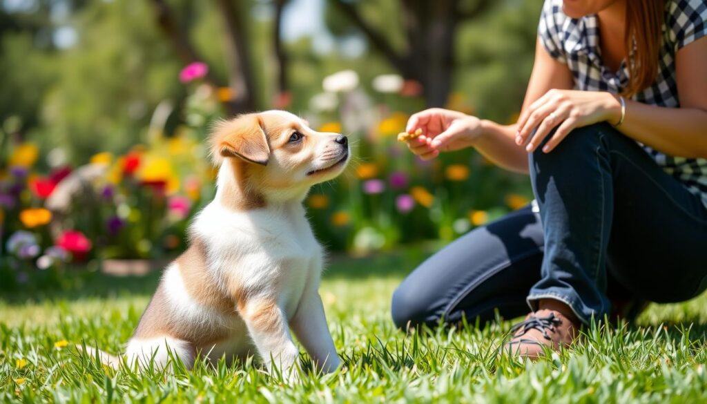 teach puppy to watch me teach puppy to watch me